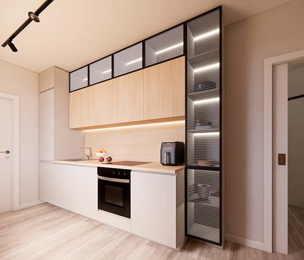 Návrh moderní kuchyně z IKEA