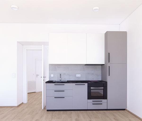 návrh bytu 1+kk Praha